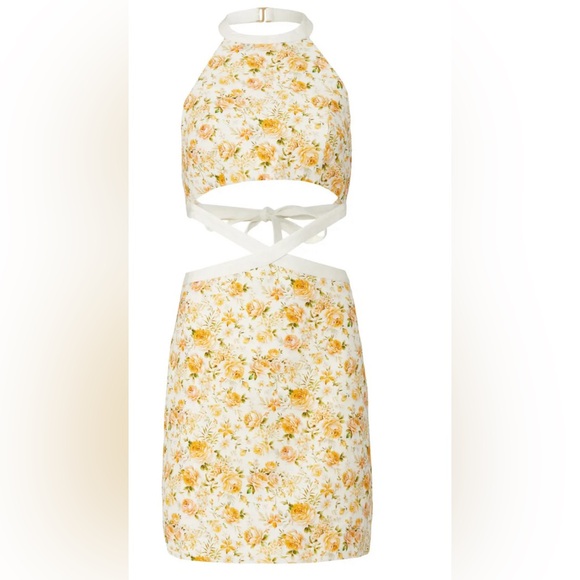 SIGNIFICANT OTHER ROSALIE PRINT ARI LINEN DRESS - Picture 2 of 4